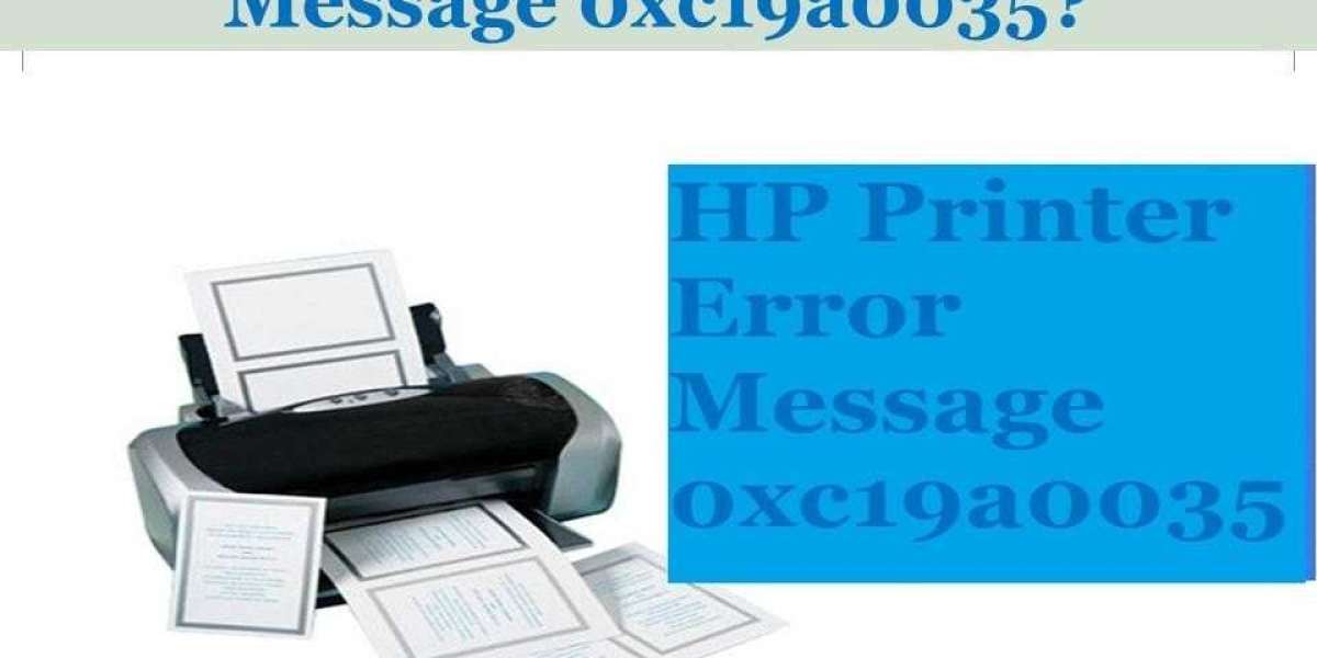 How to fix HP printer error code OXC19A0035?