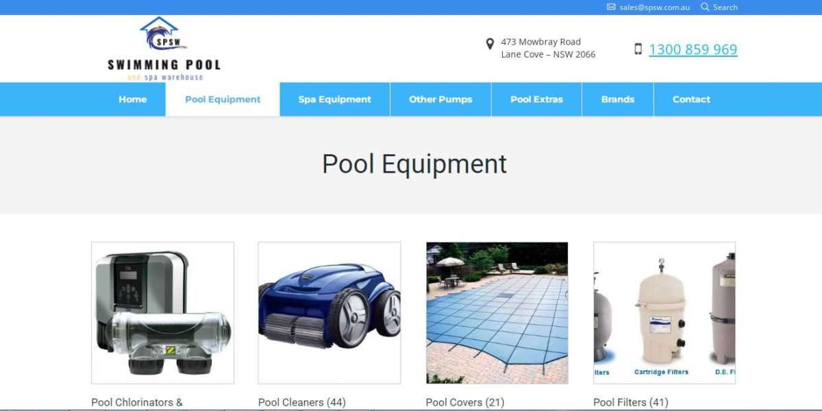 Filters and pumps for in-ground pools