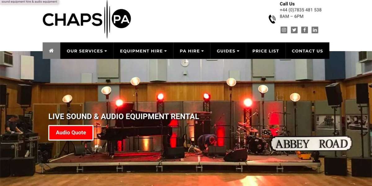 Elevate Your Event with Chaps PA: Audio Hire, Sound System Rental, and Speaker Hire in London